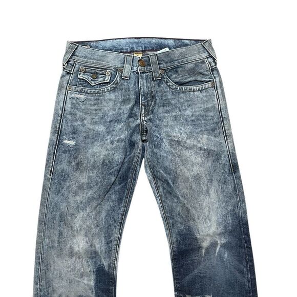 TRUE RELIGION Ricky Acid Wash Jeans Size 31 - Picture 3 of 10